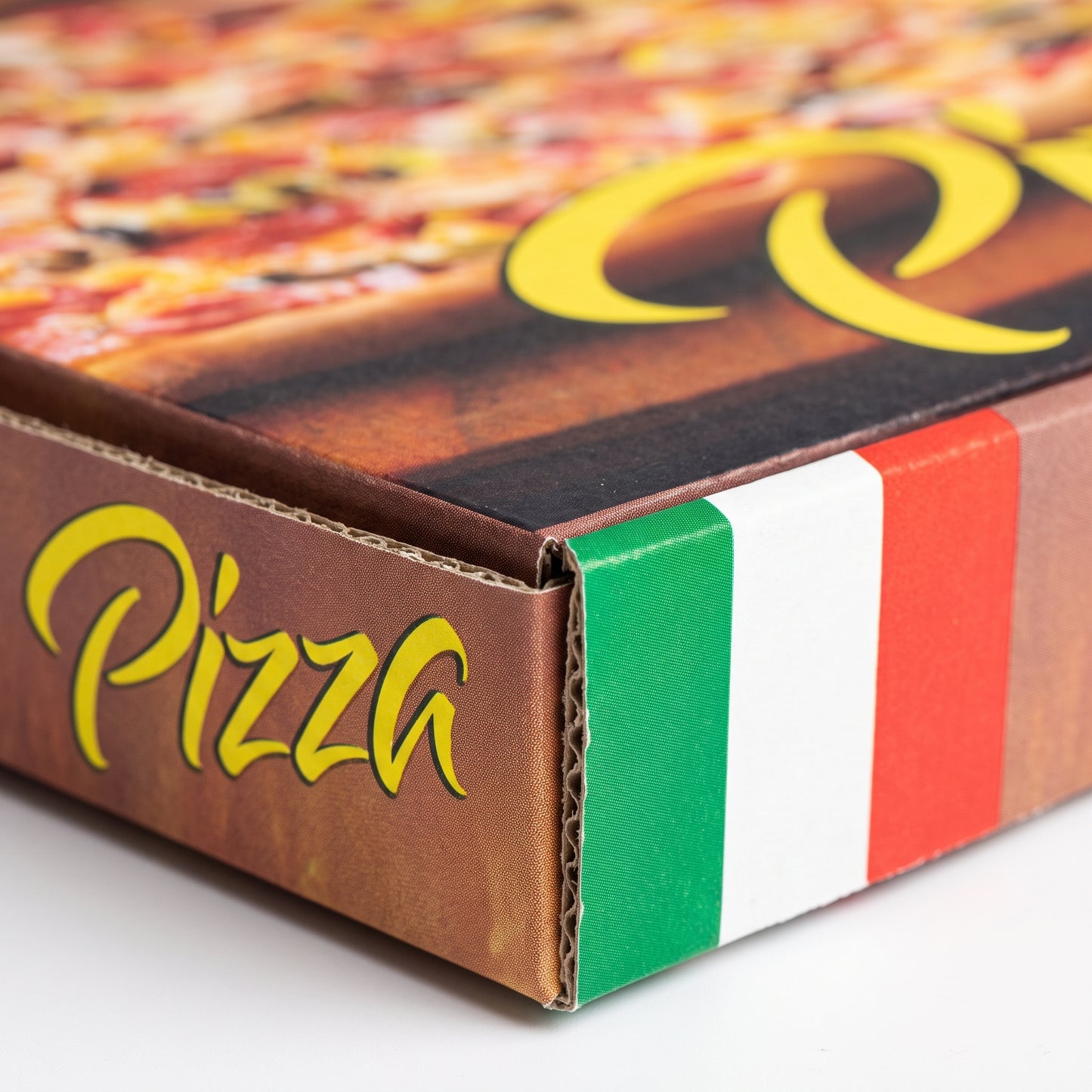10" Full Colour Printed Pizza Boxes - E-Flute Corrugated